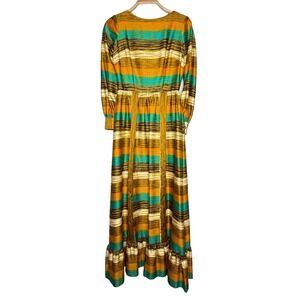 Vintage Tori‎ Richard Honolulu Long Sleeve Maxi Dress Size S/M*